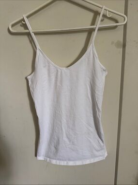 C&A Clockhouse Basics Classic White Spaghetti-Strap Camisole